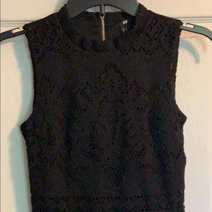 H&M Black Lace Dress